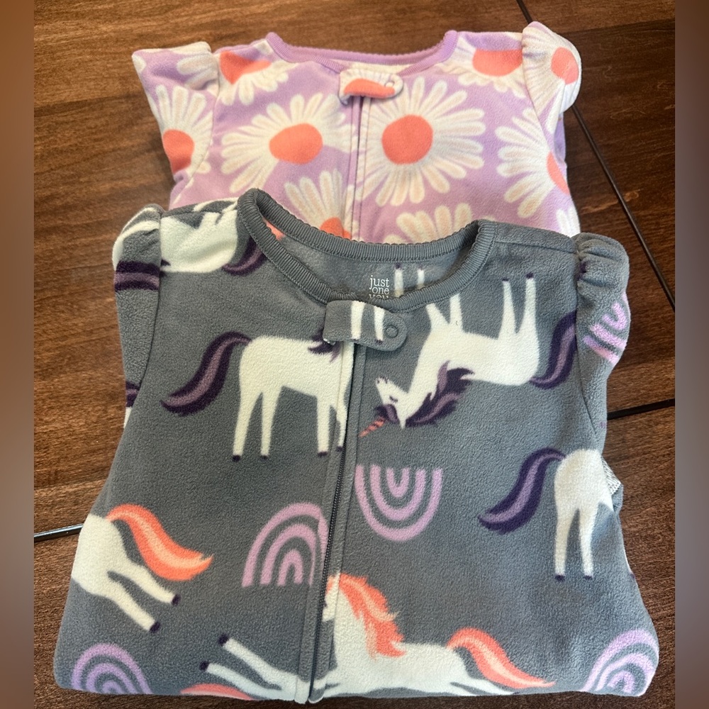 just one you by carters: 2 fleece sleepers